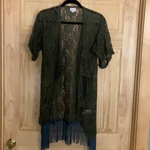 NWOT LulaRoe Kimono size small